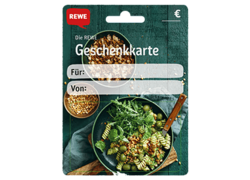 Gewinne eine REWE Geschenkkarte im Wert von 50€