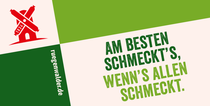 Am besten schmeckt's, wenn's allen schmeckt.